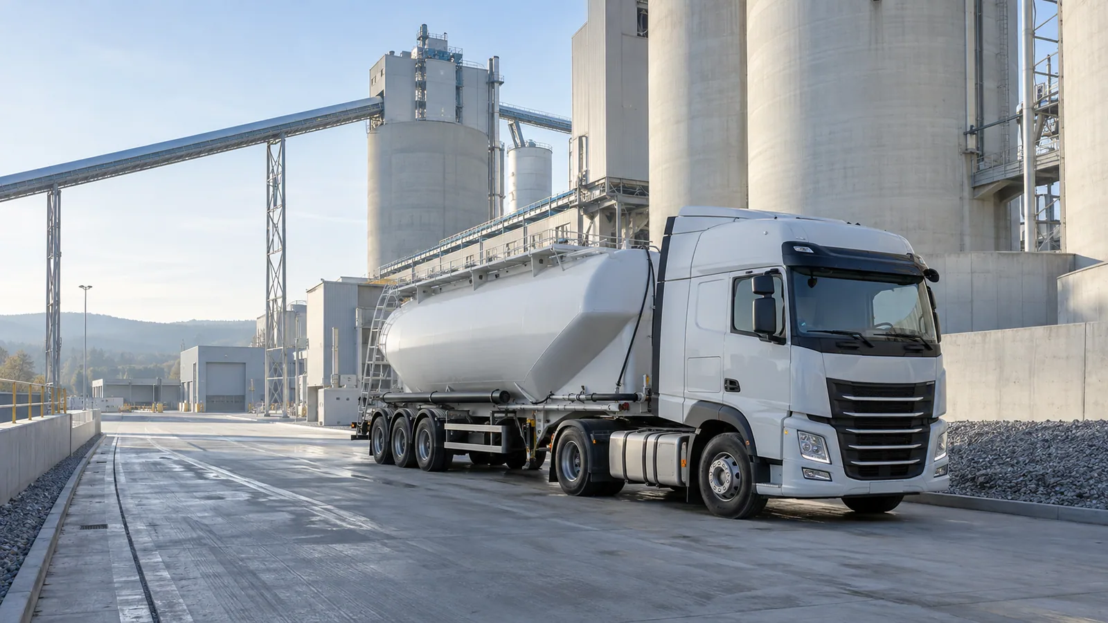 Transport cementu — ilustracja